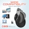Delton Ergonomic Vertical Wireless Mouse w/ USB Dongle, 6 Buttons, Adjustable DPI, Right Handed DMERGS22-WB - alternate 6